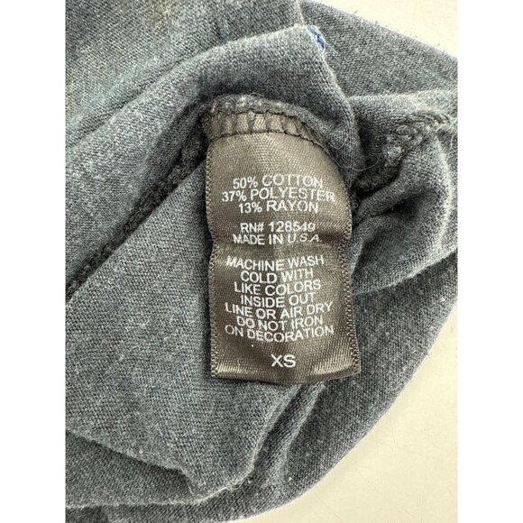 Aviator Nation Boyfriend Vail Colorado Graphic T-Shirt XS Grey - Picture 6 of 8